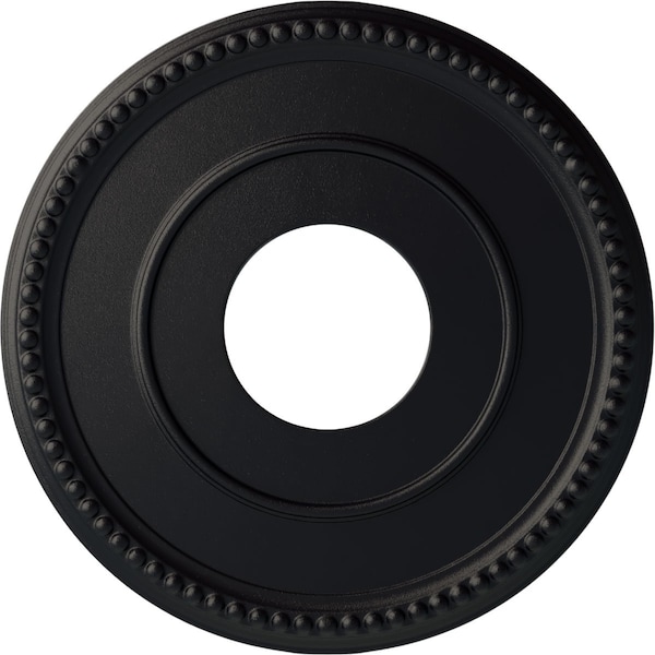 Ekena Millwork Bradford Ceiling Medallion (Fits Canopies up to 6 5/8"), 12 1/2"OD x 3 7/8"ID x 3/4"P, Steel Gray CM12BRSGS - main